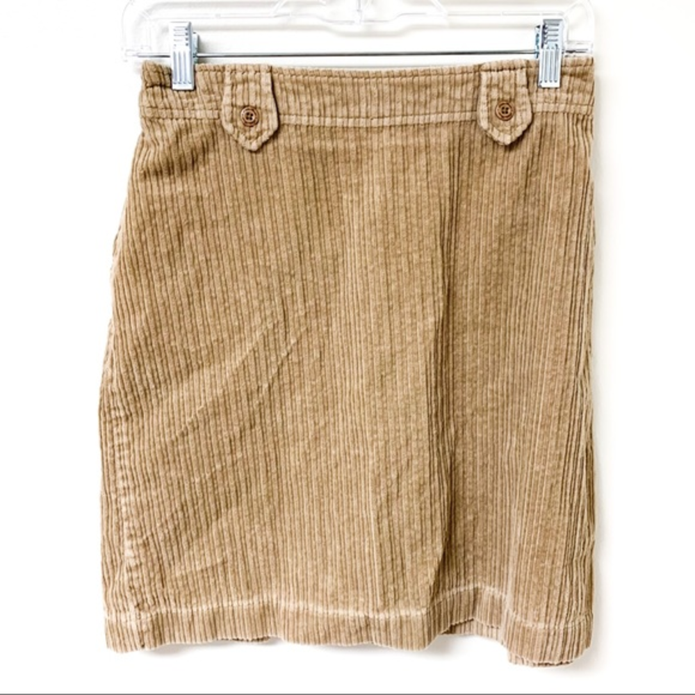 Vintage‎ Eddie Bauer Corduroy Mini Skirt Size 4